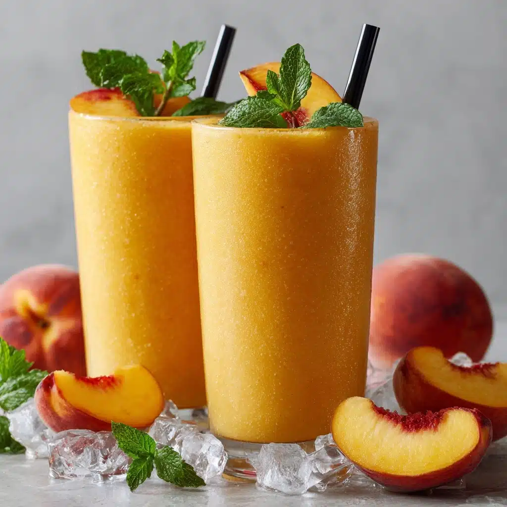 Peach Lemonade Drink Recipe - Recipe Image