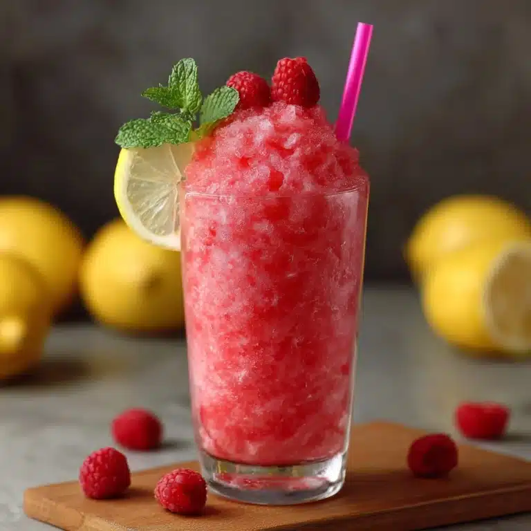 Raspberry Lemonade Slushie Recipe