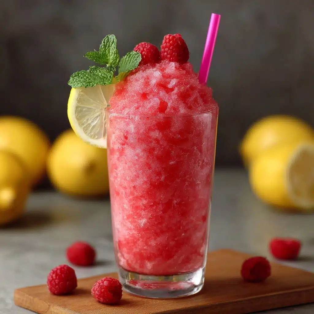 Raspberry Lemonade Slushie Recipe - Recipe Image