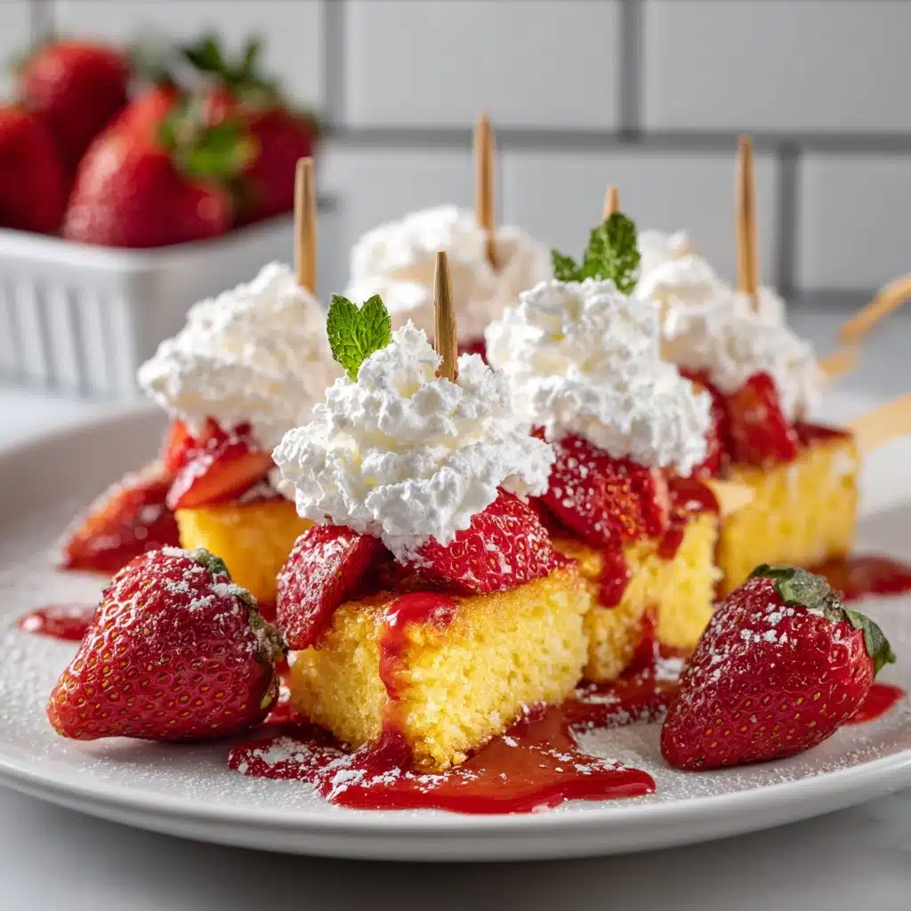Strawberry Shortcake Kabobs Recipe