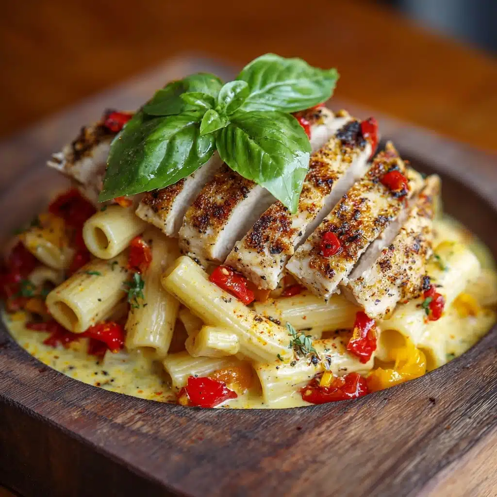 Best Honey Pepper Chicken Panini Pasta Recipe - Recipe Image