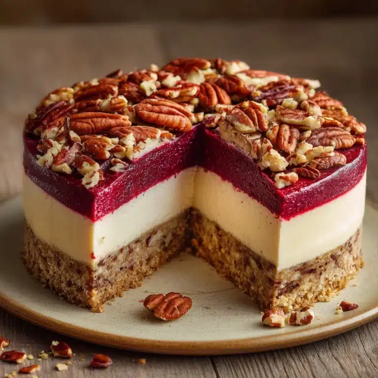 Butter Pecan Red Velvet Cheesecake Recipe