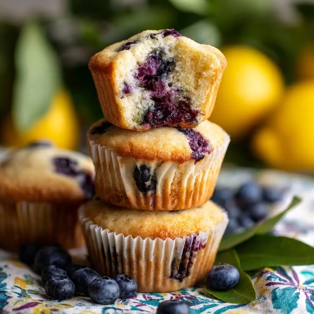 Lemon Blueberry Muffins Recipe - Recipe Image