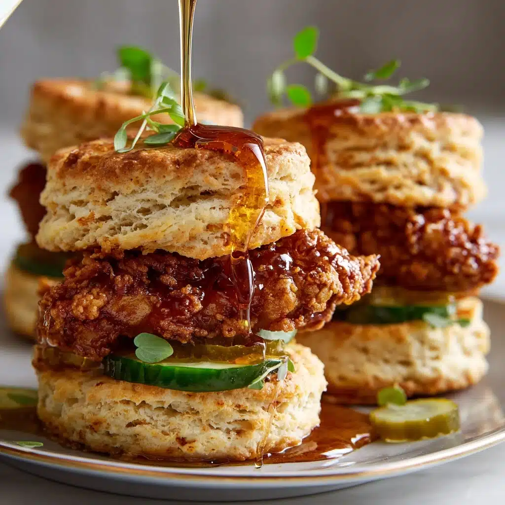 Hot Honey Chicken Biscuits Recipe - Recipe Image
