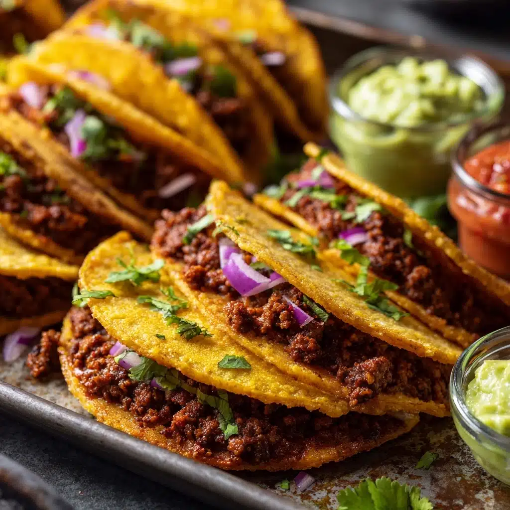 Crispy Ground Beef Tacos Recipe - Recipe Image