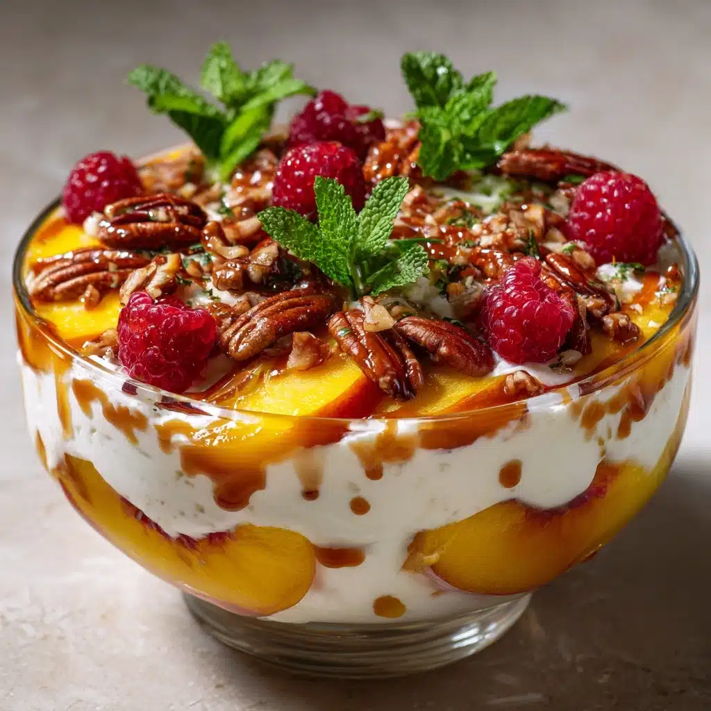 Millionaire Peach Salad Recipe - Recipe Image
