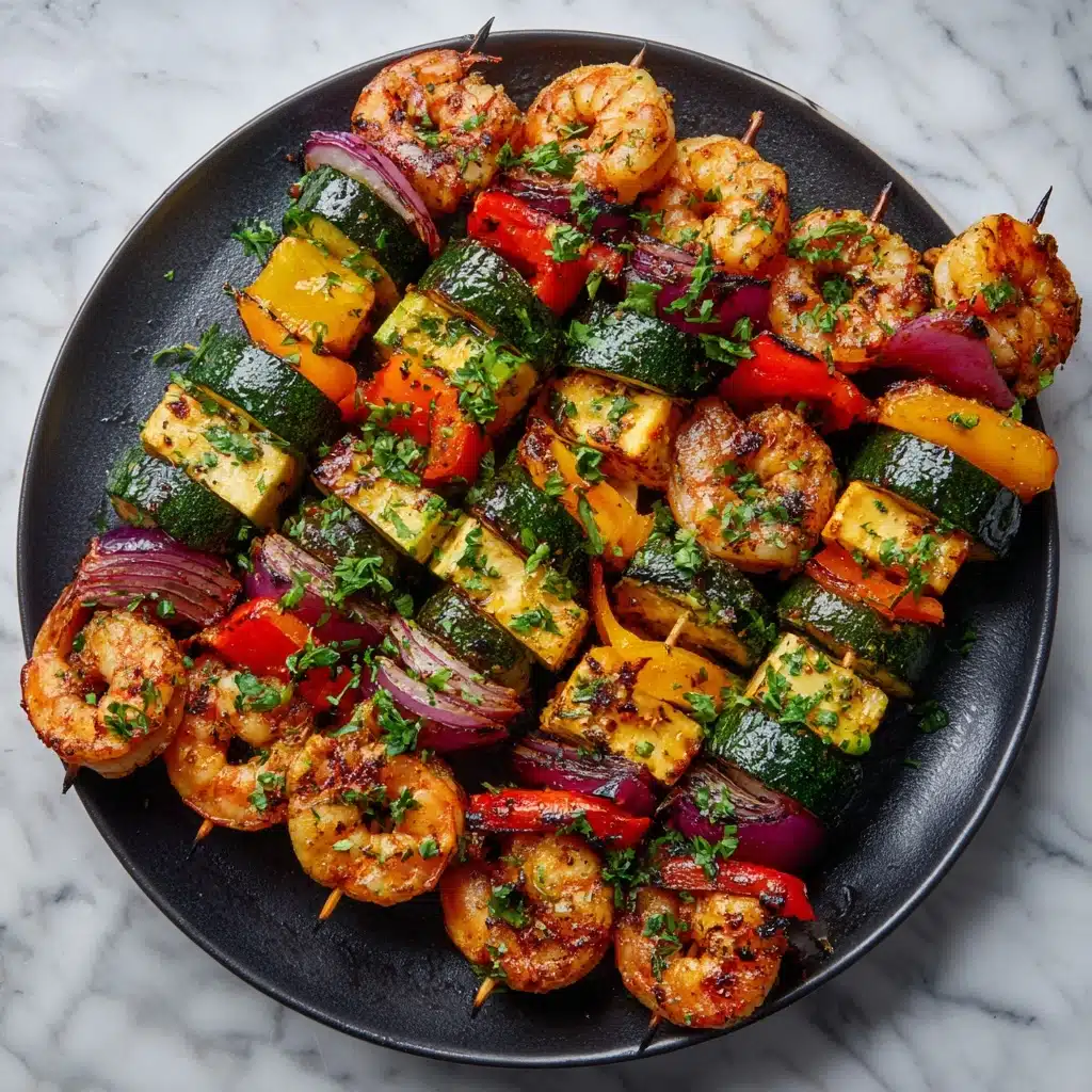 Spicy Shrimp and Veggie Skewers Recipe