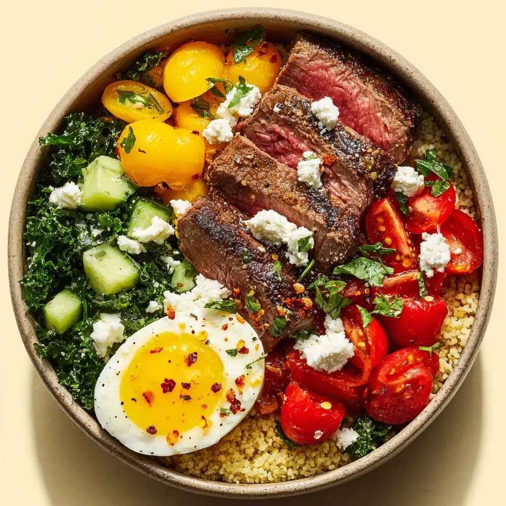 Mediterranean Steak Bowl Recipe - Recipe Image