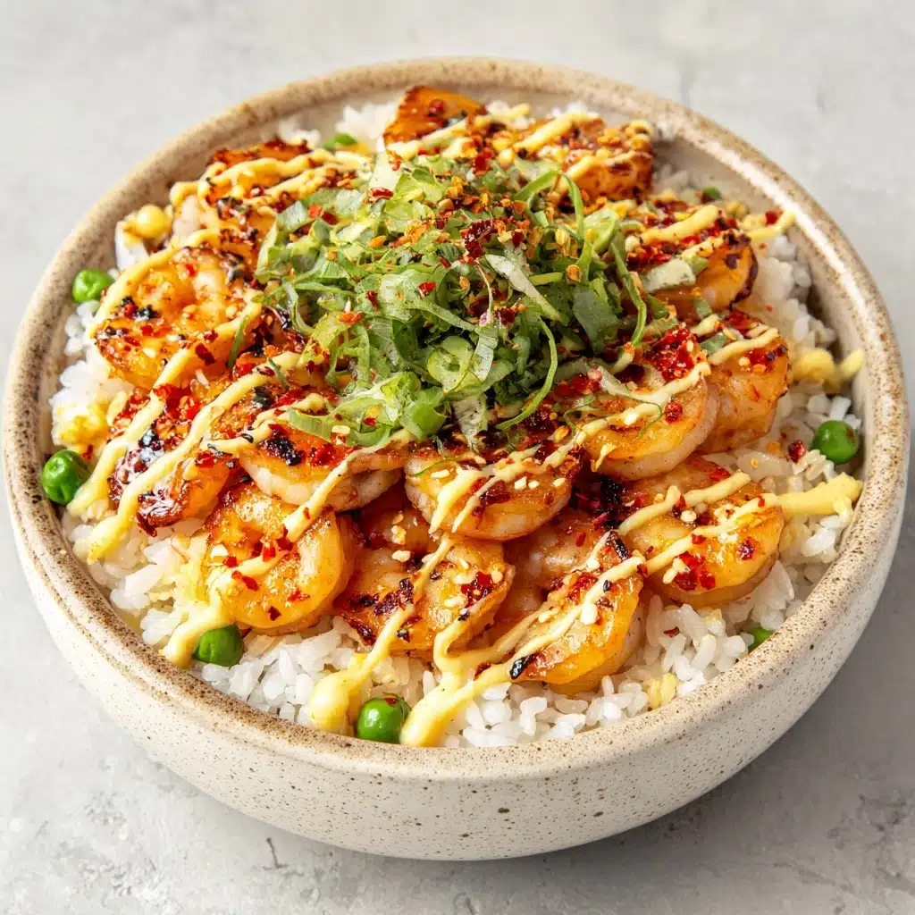 Shrimp Rice Bowls with Spicy Mayo Recipe - Recipe Image