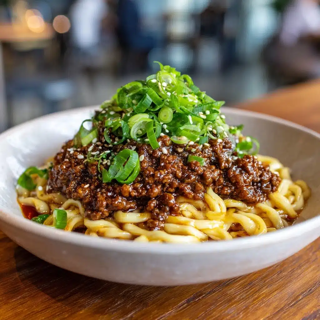 Mongolian Ground Beef Noodles Recipe - Recipe Image