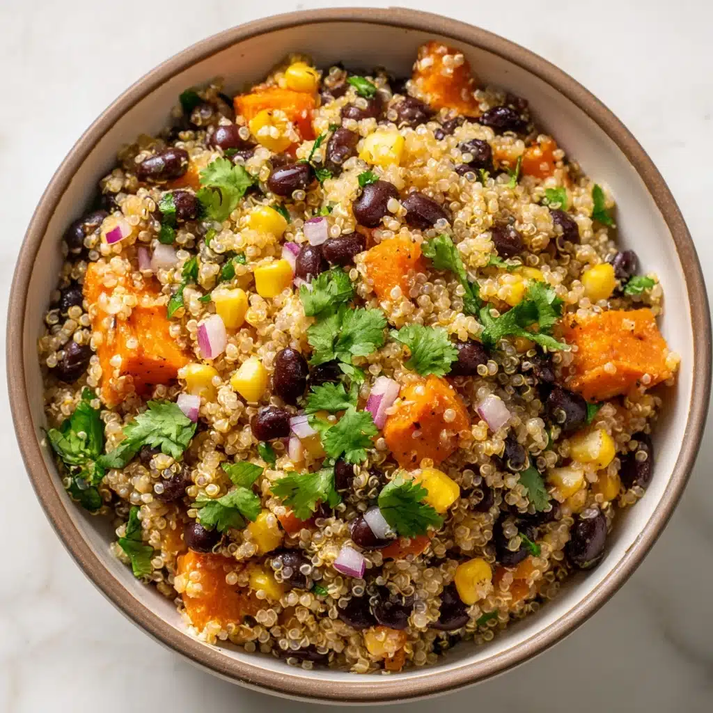Roasted Sweet Potato Black Bean Quinoa Salad Recipe - Recipe Image