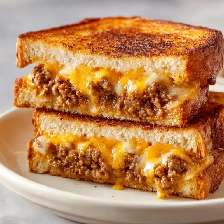 Sloppy Joe Grilled Cheese Recipe