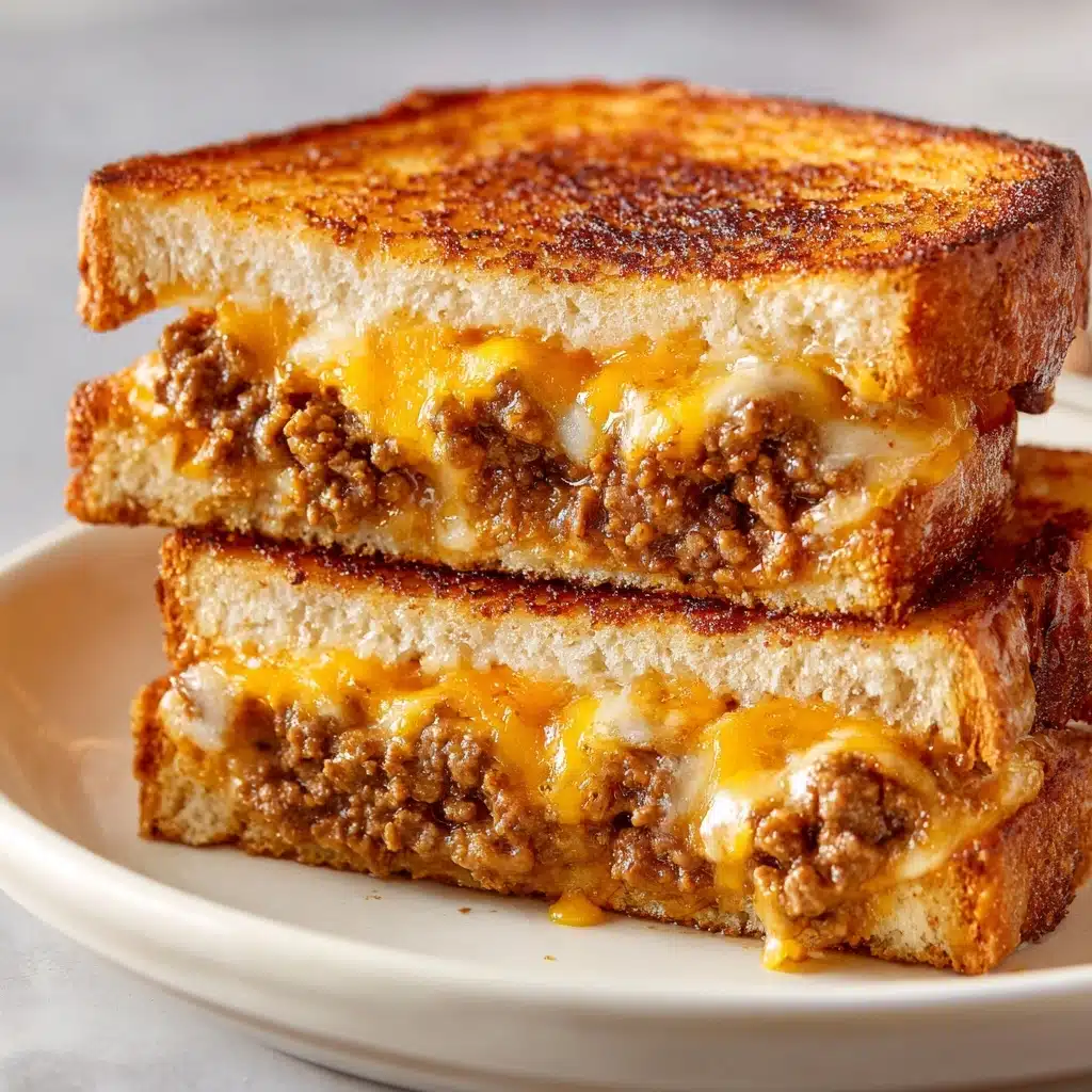 Sloppy Joe Grilled Cheese Recipe - Recipe Image