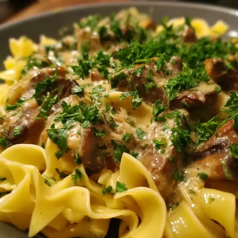 Quick and Easy Ground Beef Stroganoff Recipe