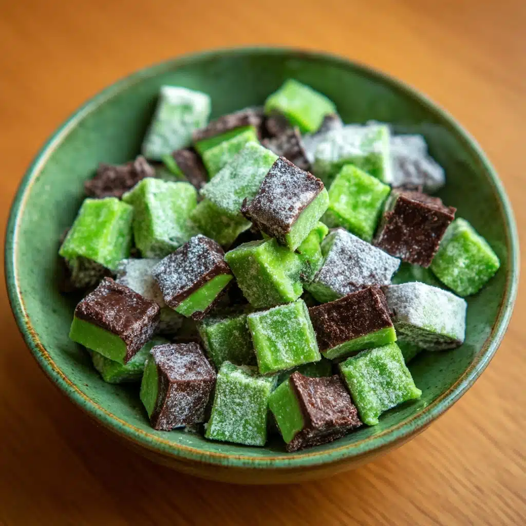 Green Mint Chocolate Muddy Buddies for St Recipe