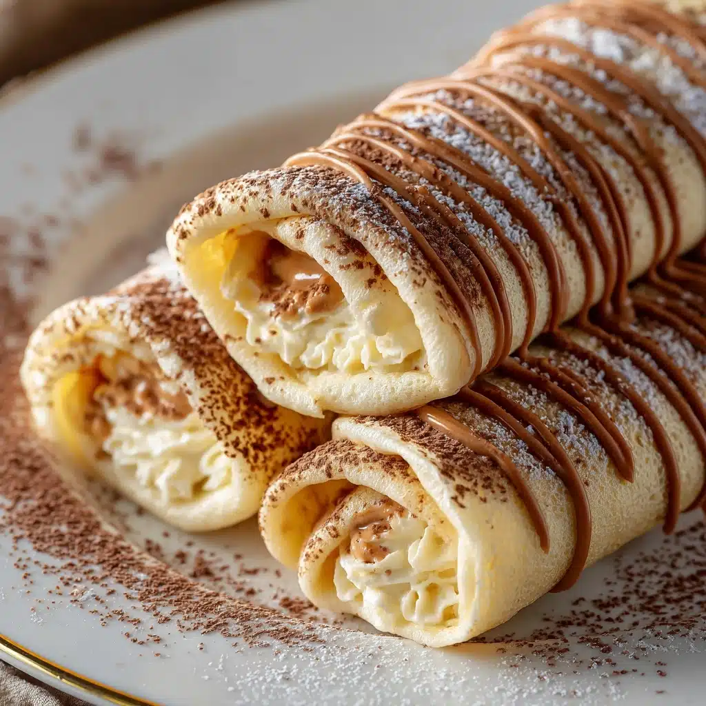Cinnamon Roll Protein Crepes Recipe - Recipe Image
