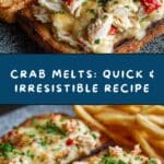 Easy & Quick Crab Melts : Irresistible Recipe
