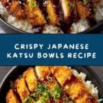 Delicious Japanese Katsu Bowls with Tonkatsu Sauce Recipe