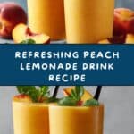 Peach Lemonade Drink Recipe