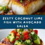 Coconut Lime Fish with Avocado Salsa Recipe