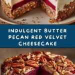 Butter Pecan Red Velvet Cheesecake Recipe