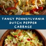 Pennsylvania Dutch Pepper Cabbage Recipe
