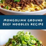 Mongolian Ground Beef Noodles Recipe