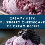 Keto Blueberry Cheesecake Protein Ice Cream Recipe