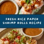 Rice Paper Shrimp Rolls Recipe
