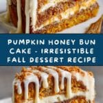 Pumpkin Honey Bun Cake Recipe