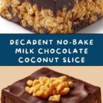 No-Bake Milk Chocolate Coconut Slice Recipe