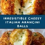 Cheesy Italian Arancini Balls Recipe