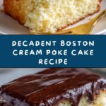 Boston Cream Poke Cake Recipe