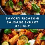 Rigatoni with Sausage, Tomatoes, and Zucchini Recipe