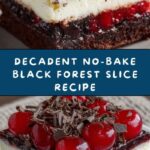 No-Bake Black Forest Slice Recipe