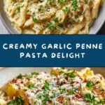 Creamy Garlic Penne Pasta Recipe