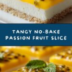 No-Bake Passion Fruit Slice Recipe