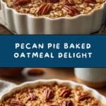 Pecan Pie Baked Oatmeal Recipe