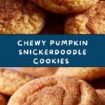 Chewy Pumpkin Snickerdoodle Cookies Recipe