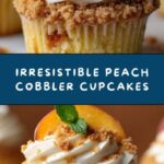 Peach Cobbler Cupcakes Recipe