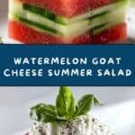 Summer Watermelon Goat Cheese Recipe