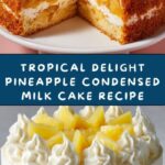 Pineapple Condensed Milk Cake Recipe