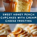 Honey Peach Cream Cheese Cupcakes Recipe