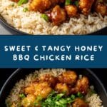 Honey BBQ Chicken Rice Recipe