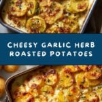 Cheesy Garlic Herb Roasted Potatoes Recipe