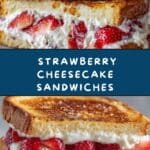 Fried Strawberry Cheesecake Sandwiches Recipe