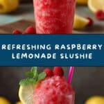 Raspberry Lemonade Slushie Recipe