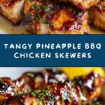 Pineapple BBQ Chicken Skewers Recipe