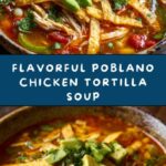 The Best Poblano Chicken Tortilla Soup From Scratch Recipe