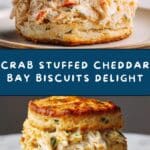 Crab Stuffed Cheddar Bay Biscuits Recipe